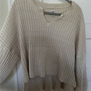 Cream Urban Outfitters Cotton BDG Sweater